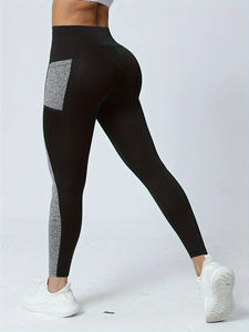 เลกกิ้งโยคะเอวสูงสำหรับผู้หญิงพร้อมกระเป๋ากางเกงทรงดินสอแบบลำลองเลกกิ้งฟิตเนสกระชับหน้าท้องสำหรับฤดูใบไม้ร่วง - Product Image 2