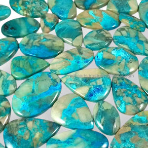 Crisocola Natural cabujón crisocola diferentes formas y tamaños al por mayor semipreciosa fabricación de joyas de piedras preciosas sueltas - Product Image 1