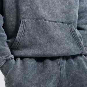 Top trending Men Acid Wash Sweatsuit alta exigencia última llegada cómodo Anti-encogimiento sostenible Acid Wash Sweatsuit - Product Image 6