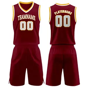 Kaus basket anak laki-laki Premium 2023, kemeja olahraga dan celana pendek atletik untuk seragam Tim Pemuda dan dewasa