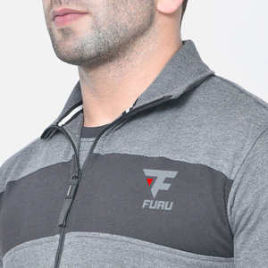 Offre Spéciale survêtement d'hiver à manches longues pour hommes de luxe Logo imprimé personnalisé Ensemble coupe-vent respirant et écologique - Product Image 6