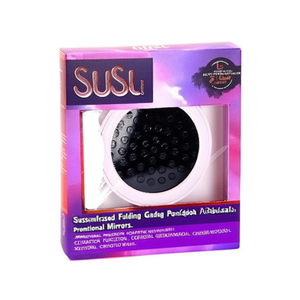 Susi Personalized Folding Brush Gadgets Promotional <b>Mirrors</b> - Product Image 2