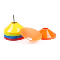 Conos de Entrenamiento de Hockey al por Mayor, Juego de Conos de Plástico Flexibles y Duraderos de Alta Calidad, con Logotipo Personalizado del Equipo, para Jugadores Adultos