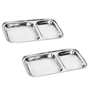 อุปกรณ์บนโต๊ะอาหารทรงกลมแบ่งเสิร์ฟอาหารสแตนเลสโลหะเซิร์ฟเวอร์อาหารเครื่องครัวเสิร์ฟอาหารสำหรับห้องครัว - Product Image 2