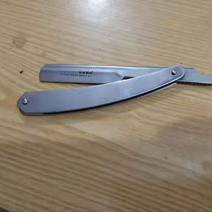 Navaja de Afeitar Turca Tradicional, Navaja de Afeitar Recta para Afeitar la Cara, Depiladora con una Sola Hoja - Product Image 1