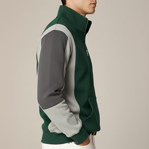 Sweat-shirts à capuche à épaules tombantes et blocs de couleur OEM pour l'hiver, logo brodé personnalisé, streetwear, 100% coton, polaire surdimensionné - Product Image 5