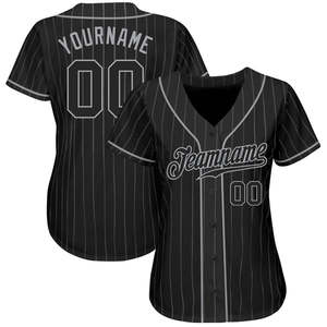 Jersey de béisbol personalizado al por mayor, pedidos a granel, tela ligera de secado rápido, resistente a la humedad, ropa cómoda cosida duradera - Product Image 5