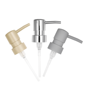 Bomba de Metal de acero inoxidable de plástico NBT de 28mm, bomba de loción y jabón de manos para baño de Hotel, diseño elegante de acero inoxidable - Product Image 1