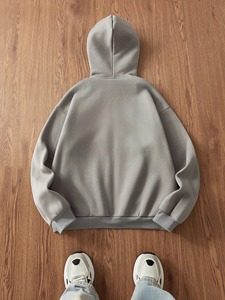 Sweat à capuche zippé pour femmes veste à manches longues en tissu polaire doux tenue décontractée confortable idéale pour les voyages de yoga en salle de sport ou les vêtements de salon - Product Image 3