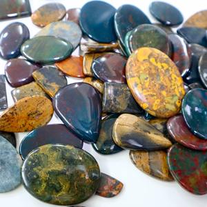 Cabujón de piedras preciosas de cuarzo natural de lujo al por mayor, piedras extraídas de tierra con envoltorios de alambre sueltos de lujo - Product Image 4