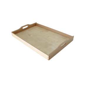 Plateau en bois au design moderne et antique avec poignée en métal Plateau de service exclusif pour thé et café de qualité pour la vente en gros - Product Image 3