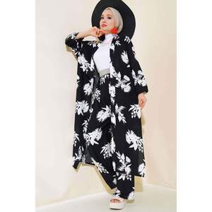 Ensemble Kimono Décontracté Noir - Product Image 3