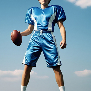 Shorts de football personnalisés pour hommes OEM 100% polyester Vêtements d'équipe Shorts de football Rugby Shorts de football personnalisés avec logo pour hommes - Product Image 4