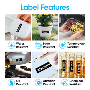 Orison 100% Compatible D1 43621 6mm x 7m Blanco sobre negro Cinta de etiquetas de Cinta de transferencia térmica para impresora <span class=keywords><strong>DYMO</strong></span> <span class=keywords><strong>LabelManager</strong></span> <span class=keywords><strong>160</strong></span> 280 - Product Image 5