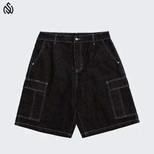 Trendy Wholesale Summer Denim Shorts Oem Stylish Straight Cut Casual <b>Jeans</b> Shorts <b>Men</b> Best Selling - Product Image 1