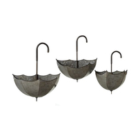 Ensemble de 2 vases à fleurs et jardinières décoratifs pour la maison à suspendre au mur de qualité supérieure Jardinière murale en métal galvanisé à la conception triangulaire