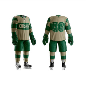 Nuevos adultos usan cómodo uniforme de hockey sobre hielo impresión por sublimación ropa deportiva uniforme de hockey sobre hielo - Product Image 5