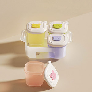 Bandeja de Silicona 100% para Congelar Alimentos para Bebés con Tapa de Cierre a Presión - Libre de BPA, 9/12 Porciones - Product Image 4