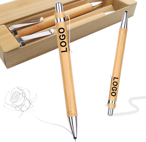 Bolígrafo de bambú natural-Regalo promocional sostenible con diseño elegante y minimalista VIET FARGIMEX - Product Image 6