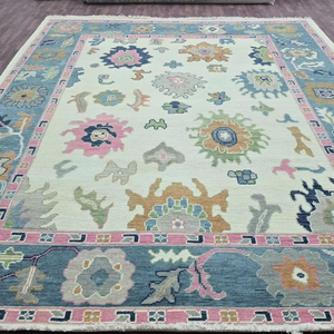 ชุดพรมขนสัตว์แบบถักนิตติ้งแบบโบราณคุณภาพสูงพรมทอหลายสีสำหรับห้องนั่งเล่นชุดพรมปูพื้นใหม่ - Product Image 2