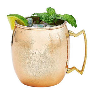 Poignée en métal massif Cuivre Verre Haut-poli Top Tendance Accessoire de cuisine écologique pour hôtel et restaurant - Product Image 4