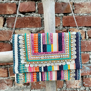 Bolso de hombro floral con cuentas a mano para mujer, bolso colorido con cuentas, bolso de verano de diseñador hecho a mano de glowin fashion - Product Image 6