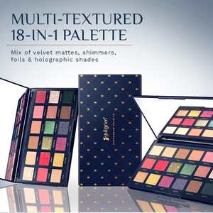 Palette de fards à paupières Pro - Fards à paupières minéraux multi-chromes longue tenue et résistants à l'eau - Fini lumineux 5g - Product Image 3
