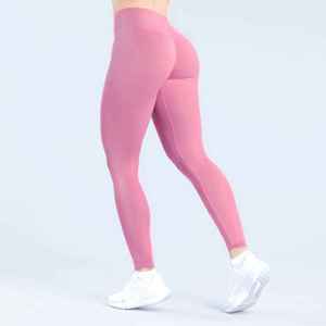 Elte Vêtements de sport modernes et ajustés personnalisés pour femmes, style de vie actif, pantalons de yoga, leggings d'été à motif solide - Product Image 4