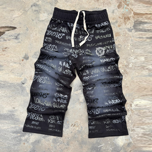 <b>Oversized</b> baggy Trouser Sun faded <b>Sweatpants</b> Acid washed <b>Sweatpants</b> Vintage washed - Product Image 1