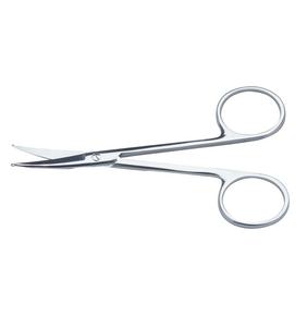 Ciseaux oculaires chirurgicaux de dissection de haute qualité 10cm embouts de sonde émoussés incurvés - Product Image 1