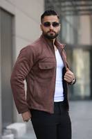 Manteau long zippé kaki pour homme, imperméable, respirant et rembourré, idéal pour la ville et le quotidien – Vente en gros