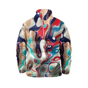 Veste matelassée imperméable coupe-vent à col montant pour homme, style streetwear d'hiver, faible MOQ, expédition rapide - Product Image 5