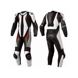 Traje de Motociclismo Personalizado para Hombre, de una Pieza, de Cuero, Resistente al Viento, de Secado Rápido, Transpirable, Anti-caídas, Resistente al Desgaste, Cómodo, OEM - Product Image 1