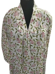 High Quality Women's Casual Cotton <b>Summer</b> Floor-Length Hand Drawn Printed Floral <b>Boho</b> Style Western <b>Dress</b> Indian Manufacturer - Product Image 5