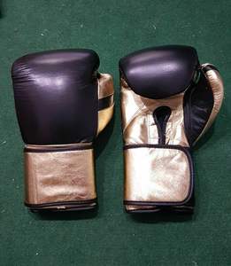 Gants de boxe en cuir véritable de haute qualité, best-seller unisexe, pour l'entraînement, sports thaïlandais, gants de frappe en cuir PU - Product Image 1