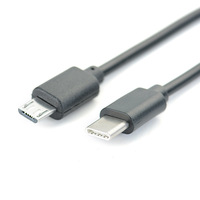 Câble USB Type C vers Micro USB 2.0 OTG pour connecter un appareil USB C à un téléphone Android Micro USB
