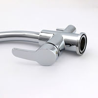 Robinet 3 voies en acier inoxydable 304 chromé, eau chaude et froide, filtre à eau, robinet 3 en 1 pour système RO