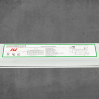Controlador LED Antron para Luz de Salida de Emergencia, Salida Única, Potencia Constante, Respaldo de 90 Minutos, Homologado para Entrada de 120-277V, 5 Años de Garantía