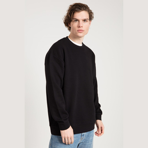 Sudadera Premium de Invierno para Hombre, Casual, Personalizada, Oversize, con Apliques, de Algodón y Felpa, Holgada, con Hombros Caídos, Cálida, Tipo Pullover, OEM, Marca Privada - Product Image 2