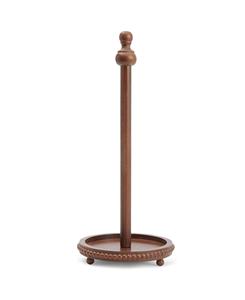 Porte-serviettes en papier rustique en bois pour l'organisation de la cuisine, support debout en détresse pour la décoration intérieure moderne, comptoir - Product Image 1