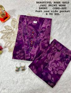 Evergreen Design Algodón puro con bordado Co-Ord Set Mujer Moda Fabricante Exportador mundial a la tarifa más baja - Product Image 6