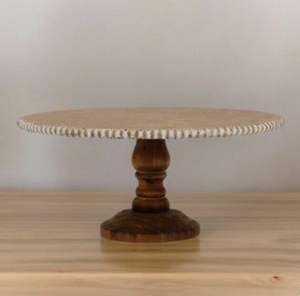 Soporte para Pastel de Madera Rústico Hecho a Mano con Artesanía Tradicional, Apto para Eventos Culturales - Product Image 5