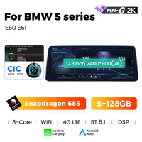 Reproductor Multimedia para Auto Navifly Snapdragon 685 con Sistema Android Más Reciente, Pantalla 2K, 8+256GB para BMW Serie 5 E60 E61 con BT DSP