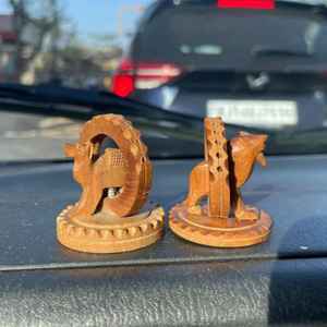 Porta Incienso de Madera India Natural y Duradero para Varillas de Agarbatti |   Quemador de Madera Hecho a Mano con Recolector de Cenizas para Meditación y Oración - Product Image 3