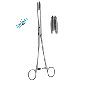 Fórceps de toalla Gross-Maier de acero inoxidable de alta calidad, fórceps de abrazadera de tubo, exportador y fabricante de 26,5 cm - Product Image 1