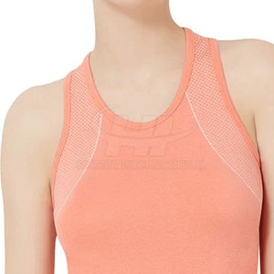 Débardeur décontracté respirant pour femme, en coton et polyester, idéal pour la gym et le fitness, avec logo personnalisable sur le devant – Meilleure vente - Product Image 5