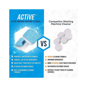 OEM High Efficiency US Market <b>Washing</b> <b>Machine</b> Removing Germs <b>Cleaner</b> <b>Tablets</b> for All <b>Washing</b> <b>Machine</b> - Product Image 1