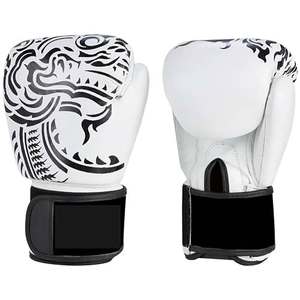 Guantes de MMA Unisex de Cuero Antideslizantes para Entrenamiento y Kickboxing, Estilo Artes Marciales Mixtas con Cierre de Velcro - Product Image 1