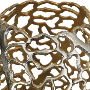 Jarrón dorado de aluminio Coral de alta calidad de último diseño para Decoración de mesa del hogar jarrón de aluminio hecho a mano con acabado dorado - Product Image 3