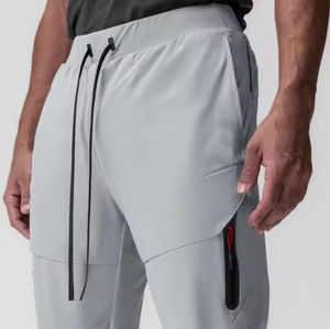 Pantalones Deportivos de Lona 100% Algodón de Alta Calidad para Hombre, Logotipo Personalizado con Serigrafía, Color Personalizado, 6 Bolsillos, Estilo Holgado Informal - Product Image 4